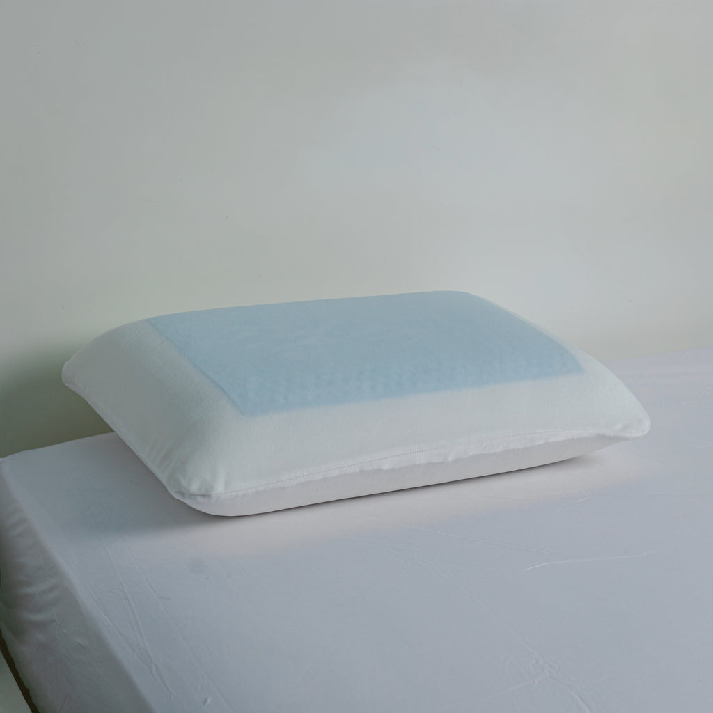 Cooling Gel Memory Foam Pillow - Imported Velvet Fabric