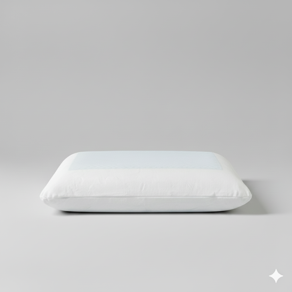Cooling Gel Memory Foam Pillow - Imported Velvet Fabric