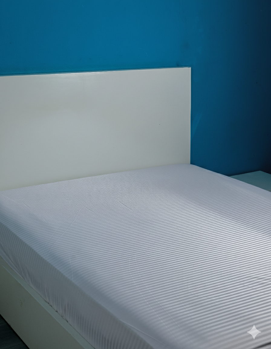 Flat Bedsheet - Stripes - Micro Fabric