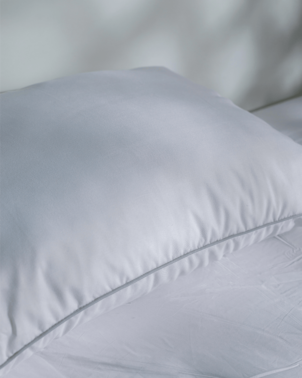 مخدة ريش طبيعي مخلوط - قماش معالج ضد النفاد 